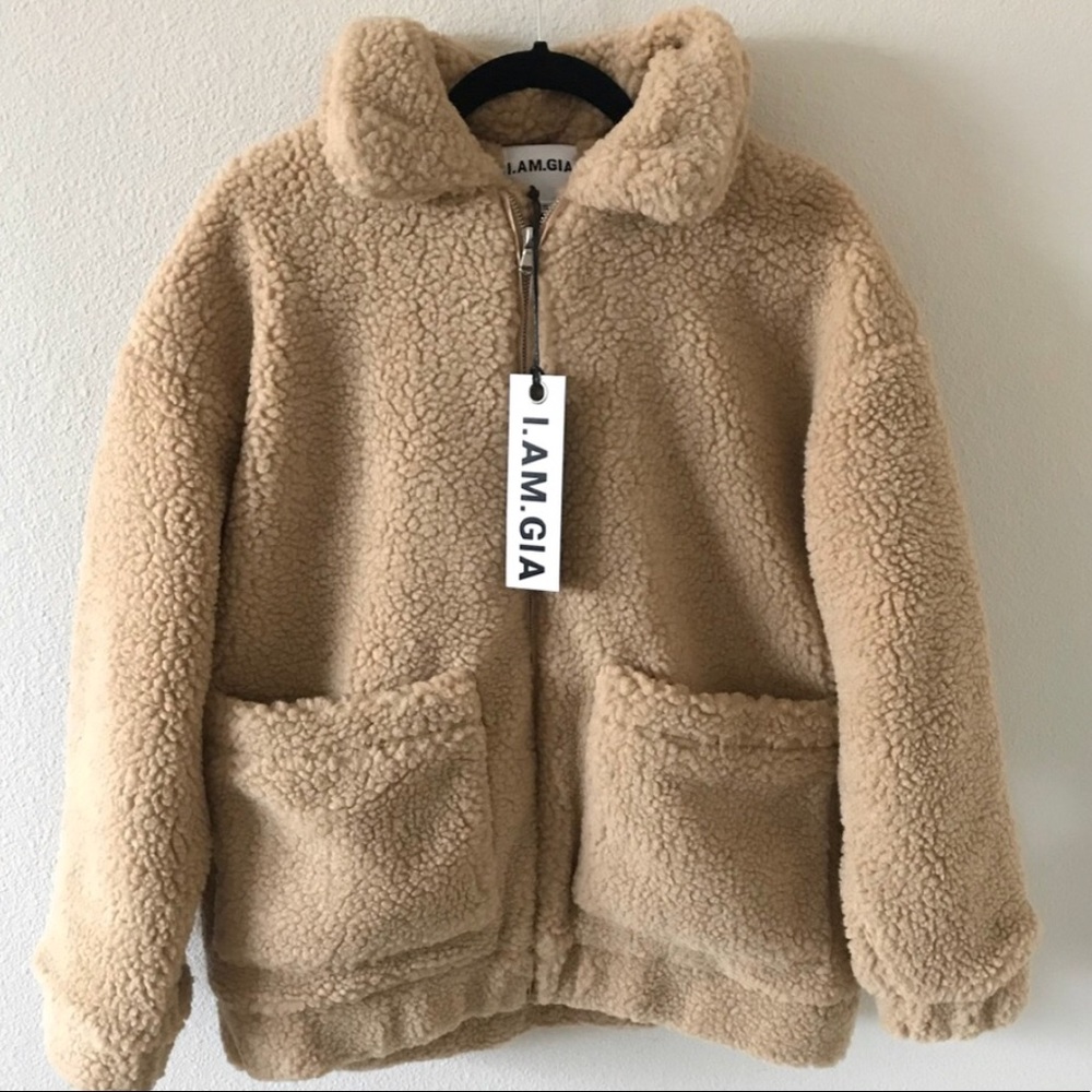 I.AM.GIA PIXIE COAT CAMEL COLOR